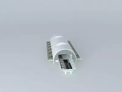 Metro Station Spijkenisse Center Free 3D model