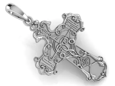 CROSS PENDANT CR134 3D print model