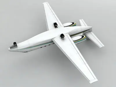  Cessna Citation Sovereign Aircraft Low-poly 3D model