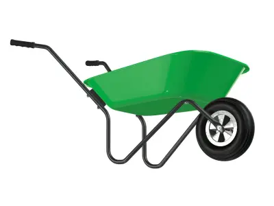 Wheelbarrow 02 3D model
