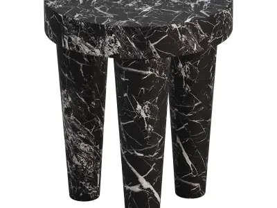 Tribute Stool Small Low-poly 3D model