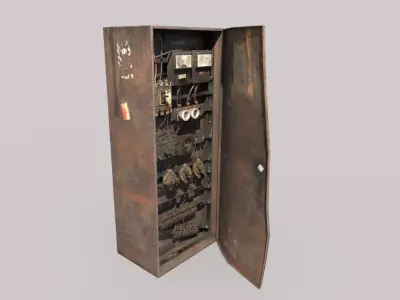 Old Fuse Box 3D model