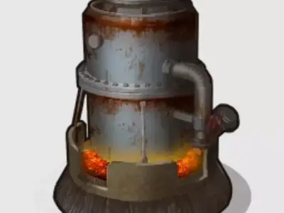 Rust Oil Refinery Free 3D print model