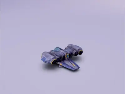 Space ship 3D print model by your3dhouse