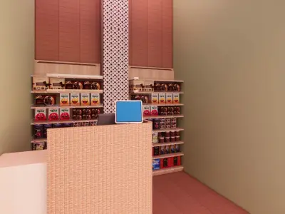 Booth Store 2 3D model