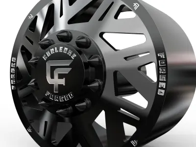 corleone front MONARCA DF dually wheel  3D print model