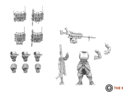 Ironblood - Ranger Hero 3D print model