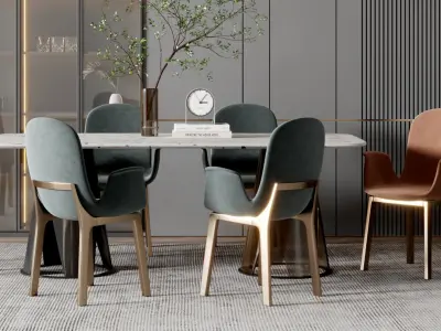 restaurant Home decoration Modern Restaurant 3D model