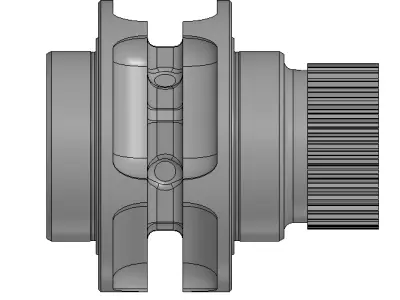 Drive star for chain Free 3D model