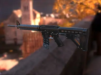 AR 15 3D model