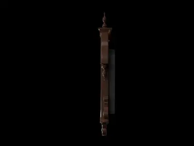 Fancy Pendulum Wall Clock 3D model