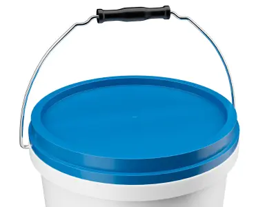 Plastic Bucket 3D model