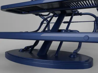 Sci Fi Stairs V1 3D model