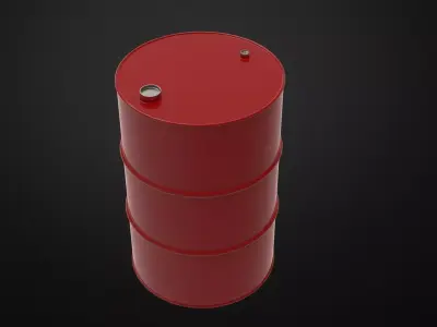 Oil Barrel 3D model purchase