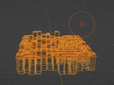 Sci-Fi Animation Low-poly 3D model