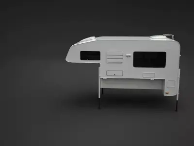 Camper Truck Top 3D model