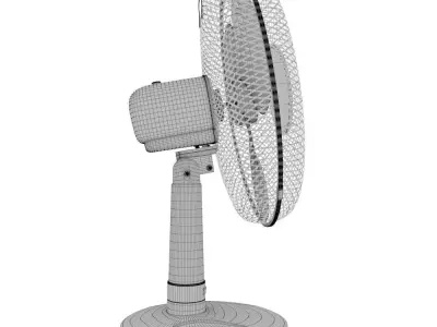 Sencor desktop fan 4030wh 3D model