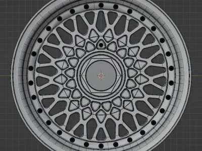 Japan Racing JR6 and JR9 Rims 3D model