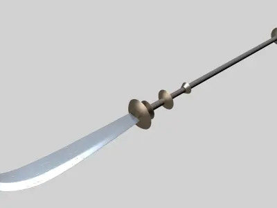 Guardsman Spear Low-poly 3D model