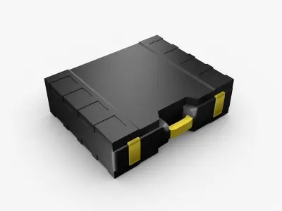 Plastic Briefcase 3D model