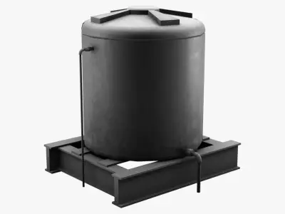 water tank 3D model by weeray