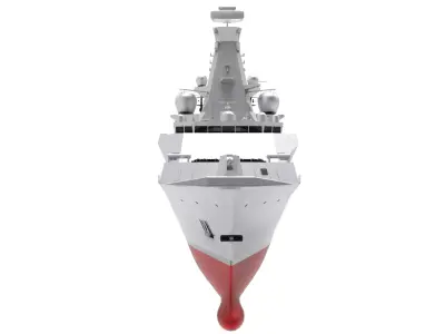 The Type 26 Frigate Low-poly 3D model