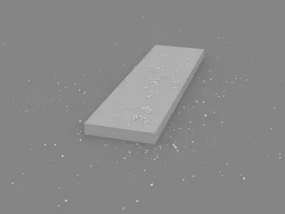 Houdini Shooter Destruction Asset Low-poly 3D model