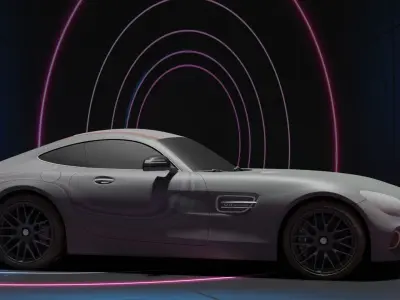 MERCEDES AMG GT S 2016 3D model