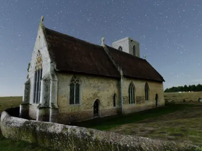 Ultra Realistic Church Scan 8K HD 3D model