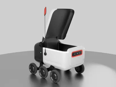 Delivery Robot 3D model