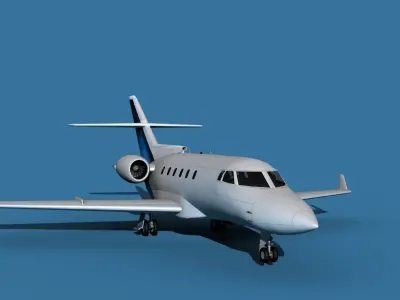Hawker Siddley 800SR V02 3D model