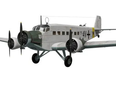 Junkers Ju52 3D model buy