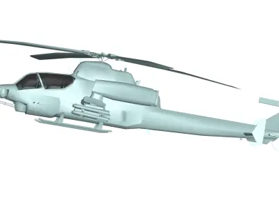 Bell AH-1Z Viper 3D model purchase