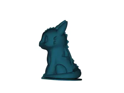 cute Toothless dragon  3D print model
