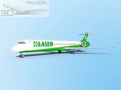 Falcon3D MD-80  Laser 3D model