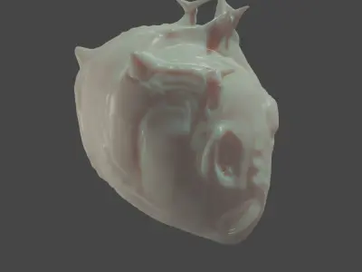 Free Sci-Fi Creature Head Custom Printable 3D 3D print model