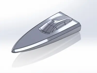 motor boat 3D model shop