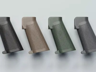 A3 Pistol Grip - Replica Low-poly 3D model