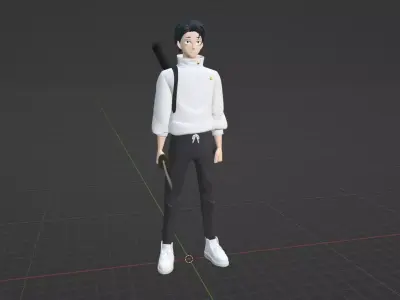 Yuta Okkotsu - Jujutsu Kaisen SS3 3D model