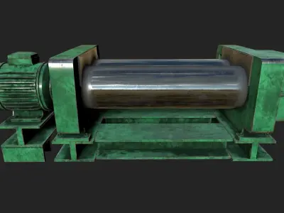 Rubber Machine Low-poly 3D model