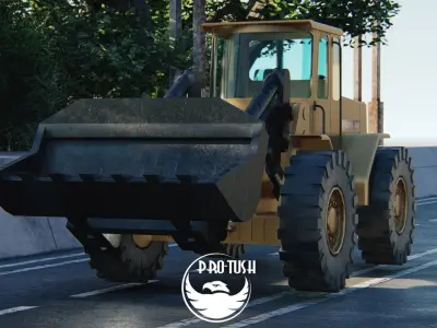 Volvo L170 Low-poly 3D model