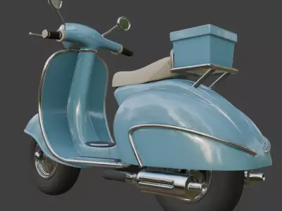 Scooter 3D Model 3D model shop
