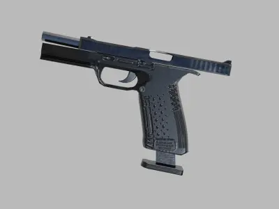Hand Gun Low-poly 3D model purchase