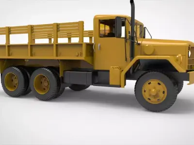 M35 half ton Cargo Truck 3D model by maryamarrumi