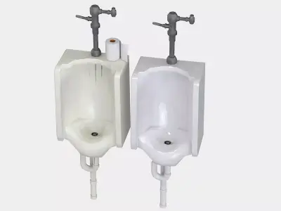 Modular Restroom Props Pack  Low-poly 3D model