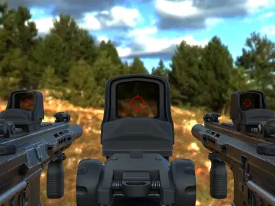 Sunlazer Holographic Sight Low-poly 3D model