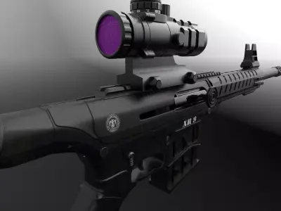 Gun shotgun  3D model