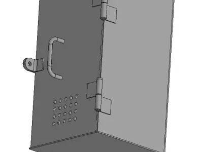 Gas collection cabinet 3D model