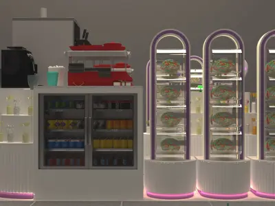 CANDY BOOTH 3D model