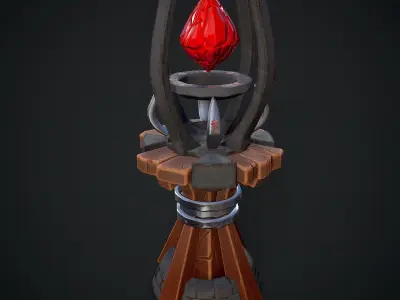 Tower Magic Low-poly 3D model